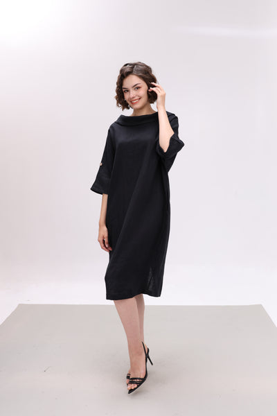 Đầm linen tưng premium - Đầm mặc 2 kiểu