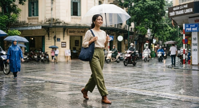 Linen Cho Thời Trang Mùa Mưa: Có Nên Chọn Linen Khi Thiết Kế Bộ Sưu Tập Chuyển Mùa?