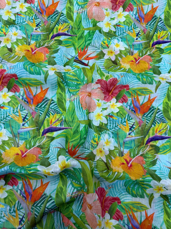 Vải Linen Tơ Bông - Sắc Hạ