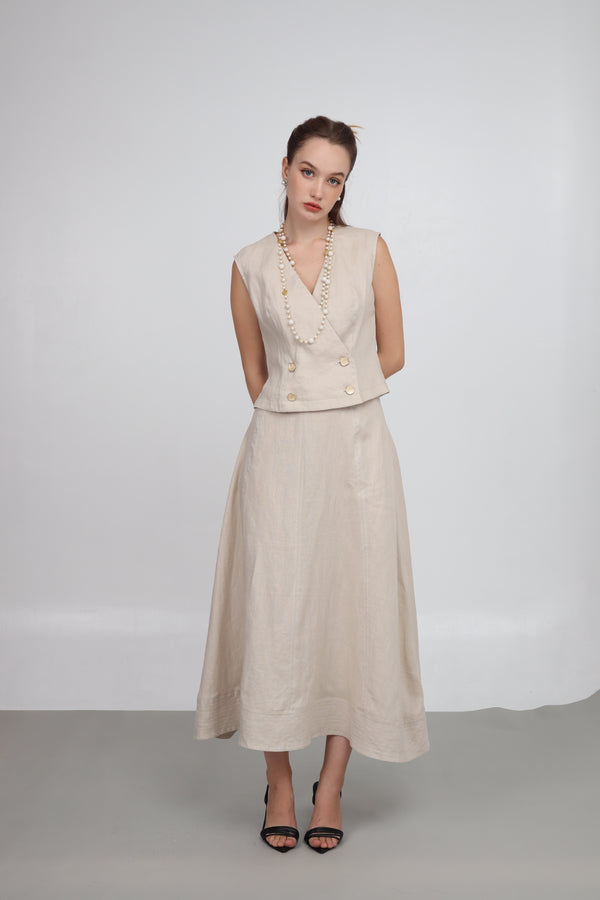 Áo linen tưng premium - Ghilê Tổng tài