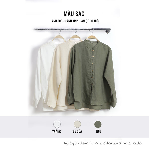 Áo Linen Tưng Premium - Hành Trình An - Nữ