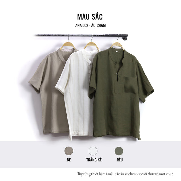 Áo Linen Tưng Premium - Áo Chạm - Nam
