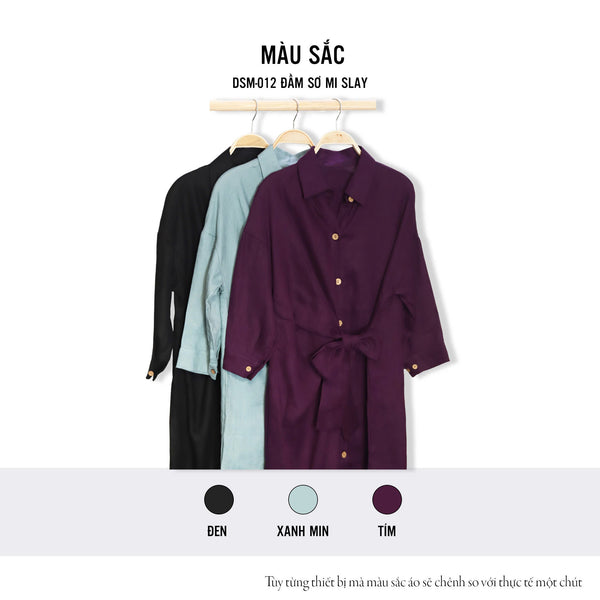 Đầm Linen Tưng Premium - Sơ Mi Slay