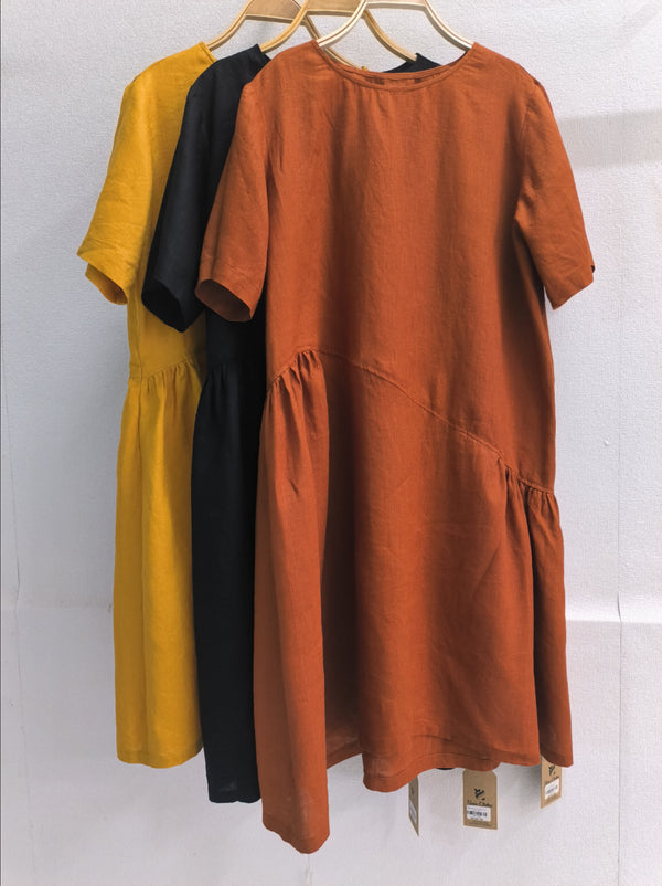 Đầm Linen Tưng Premium - BabyDoll Xuống Phố