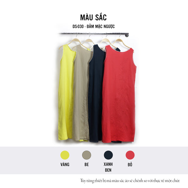 Đầm Mặc Ngược Vải Linen – Phong Cách Thời Trang Độc Đáo, Thoáng Mát Cho Mùa Hè