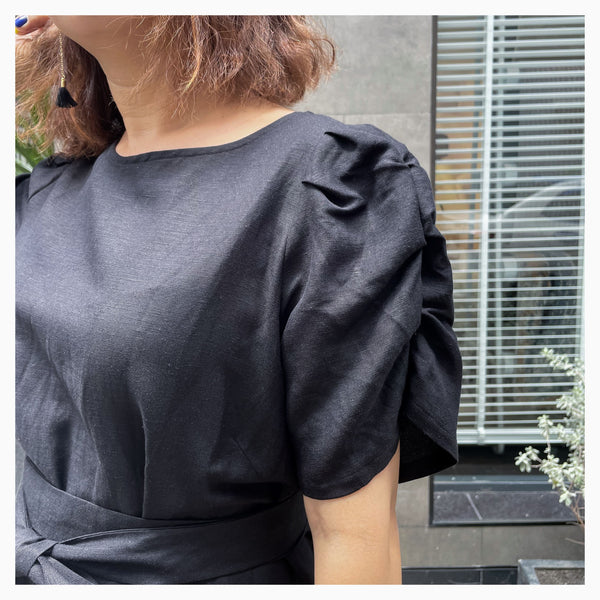 Đầm Linen Tưng Premium - Suông Xuống Phố