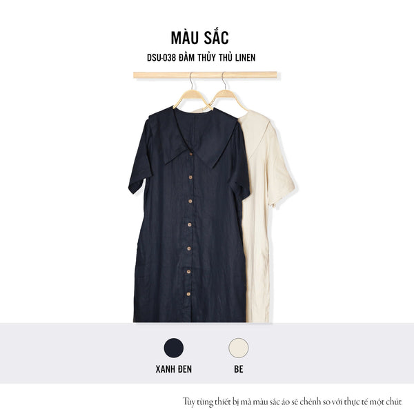Đầm Linen Tưng Premium - Thủy Thủ Linen