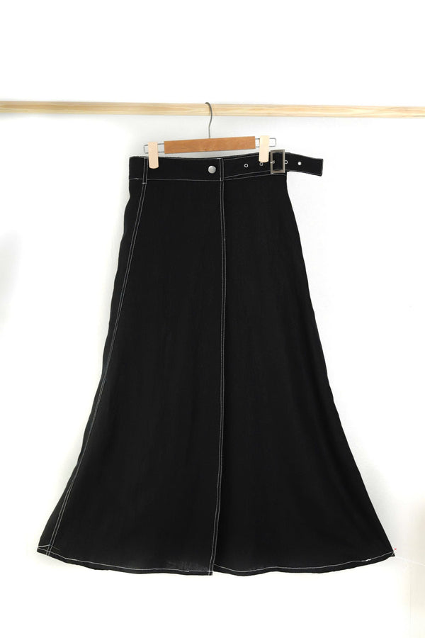 Chân Váy Linen Tưng Premium - Khóa Mắc Cáo