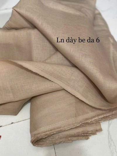 Vải Linen Tưng Premium - Be Da 6