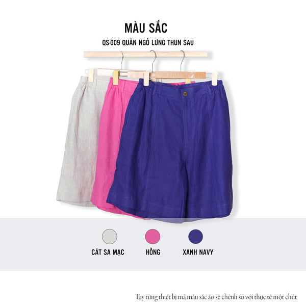 Quần Linen Tưng Premium - Ngố Lưng Thun Sau