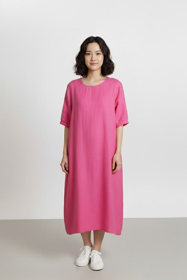 Đầm Linen Tưng Premium - Đầm Túi Hộp