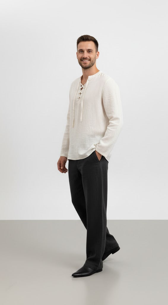 Áo Linen Tưng Premium - Bình Minh Tĩnh Lặng