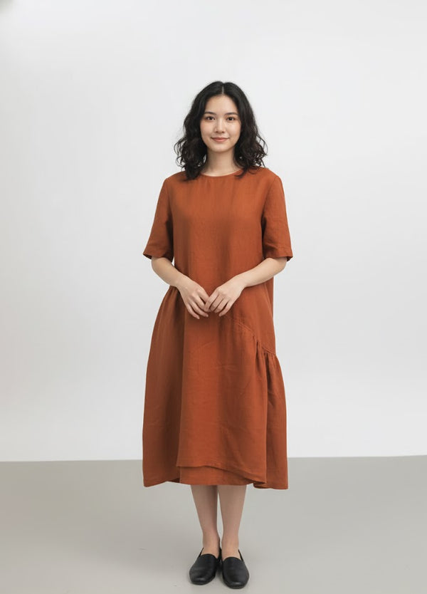 Đầm Linen Tưng Premium - BabyDoll Xuống Phố