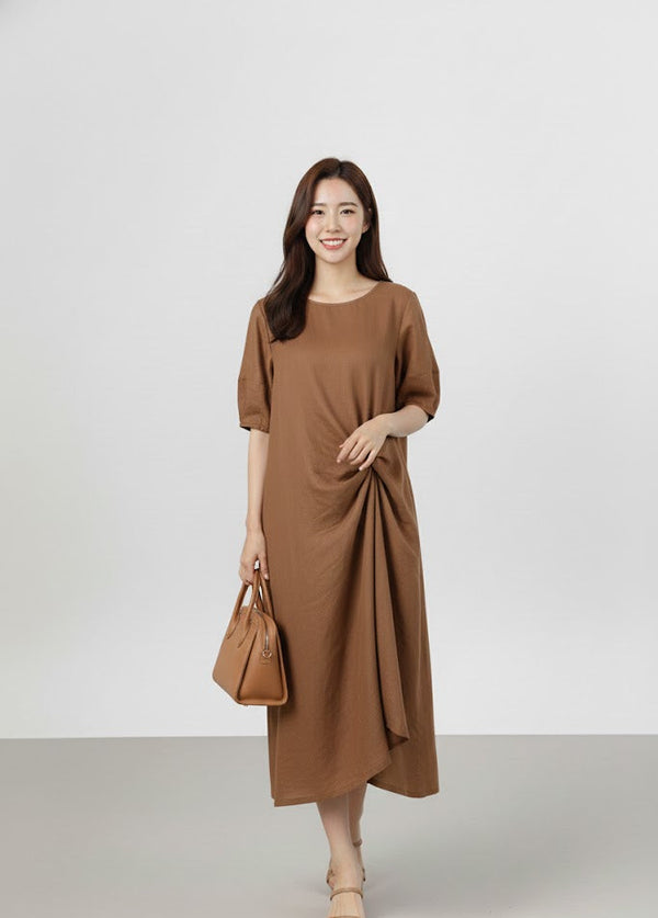 Đầm Linen Tưng Premium - Xoắn Quý Phái