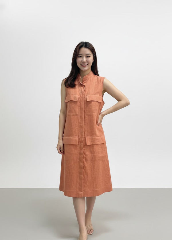 Đầm Linen Tưng Premium - 4 Túi