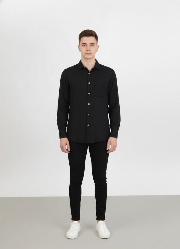 Áo Linen Tưng Premium - Sơ Mi Nam Túi Mổ