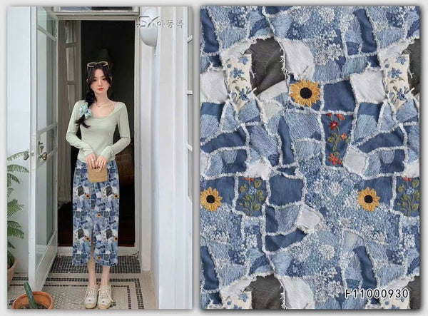 Vải Linen Tơ Bông - Vân Đá